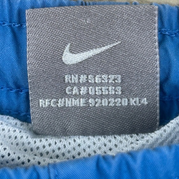 Nike Mens Blue Colorblock Mesh Lined Athletic Shorts Small Swim Trunks - Picture 6 of 10